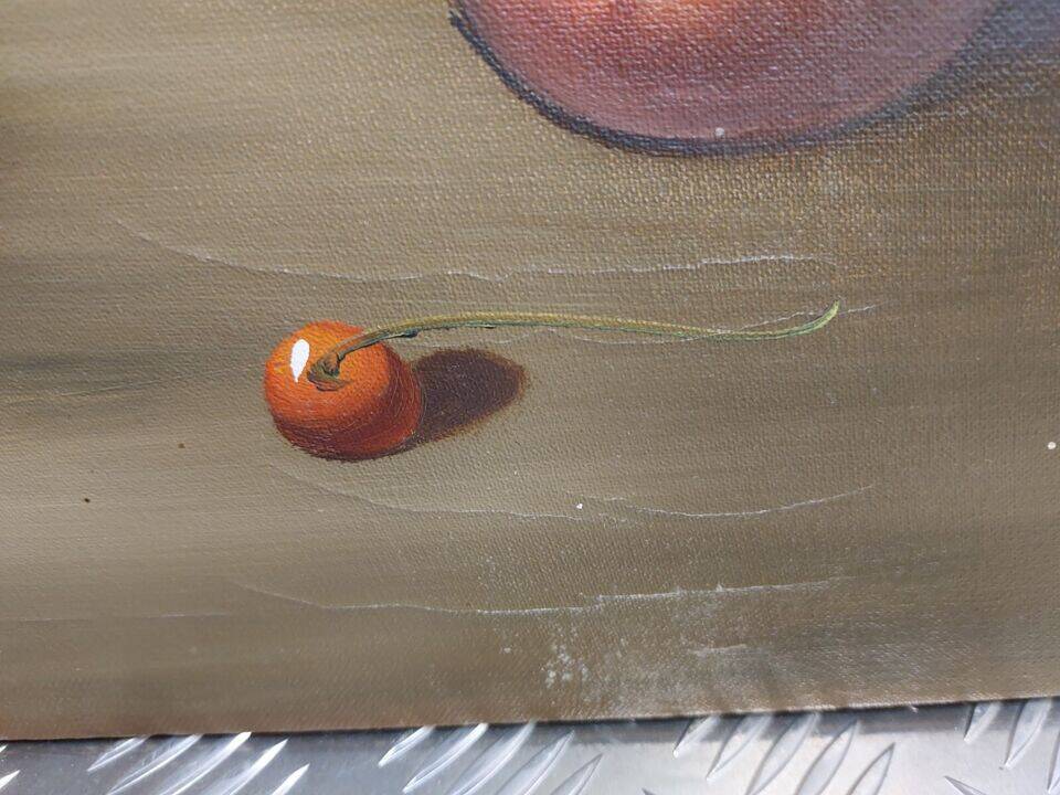 Painting on canvas Still life with fruits
