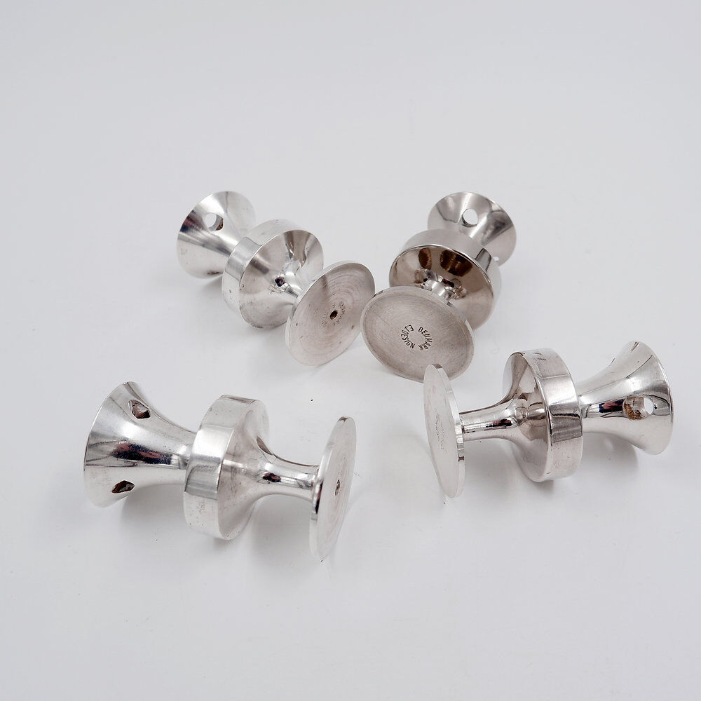 Set of 4 miniature candle holders by Erik Jörgensen, Denmark, 1950s.