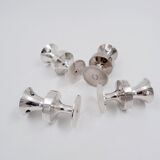 Set of 4 miniature candle holders by Erik Jörgensen, Denmark, 1950s.