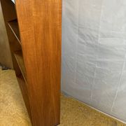 Vintage Mid-Century Teak Bookcase|1960s–1970s|Retro Scandinavian Style|Spac