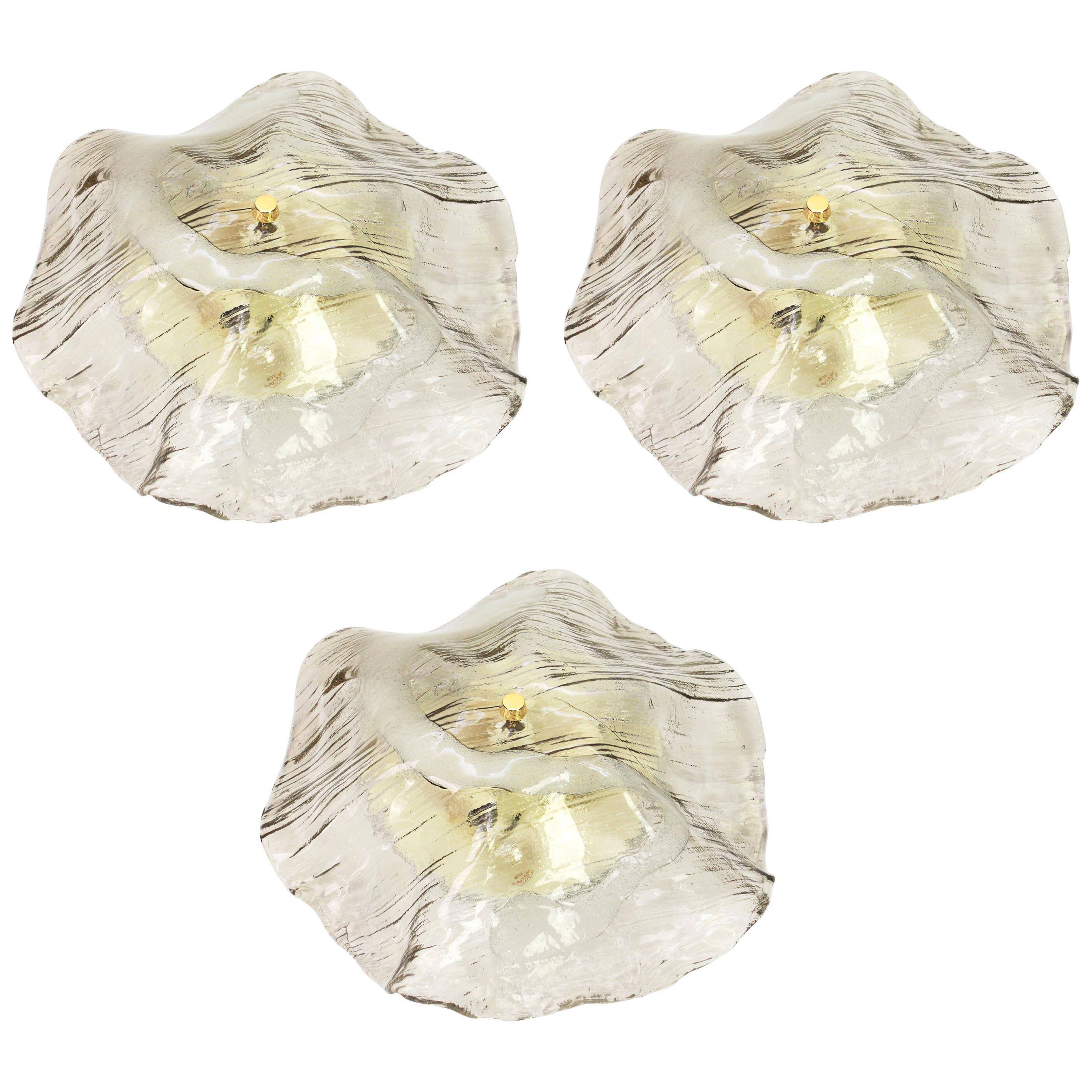 Rrecessed Kalmar wall lights, Austria, 1970s