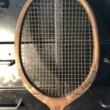 Wooden tennis racket