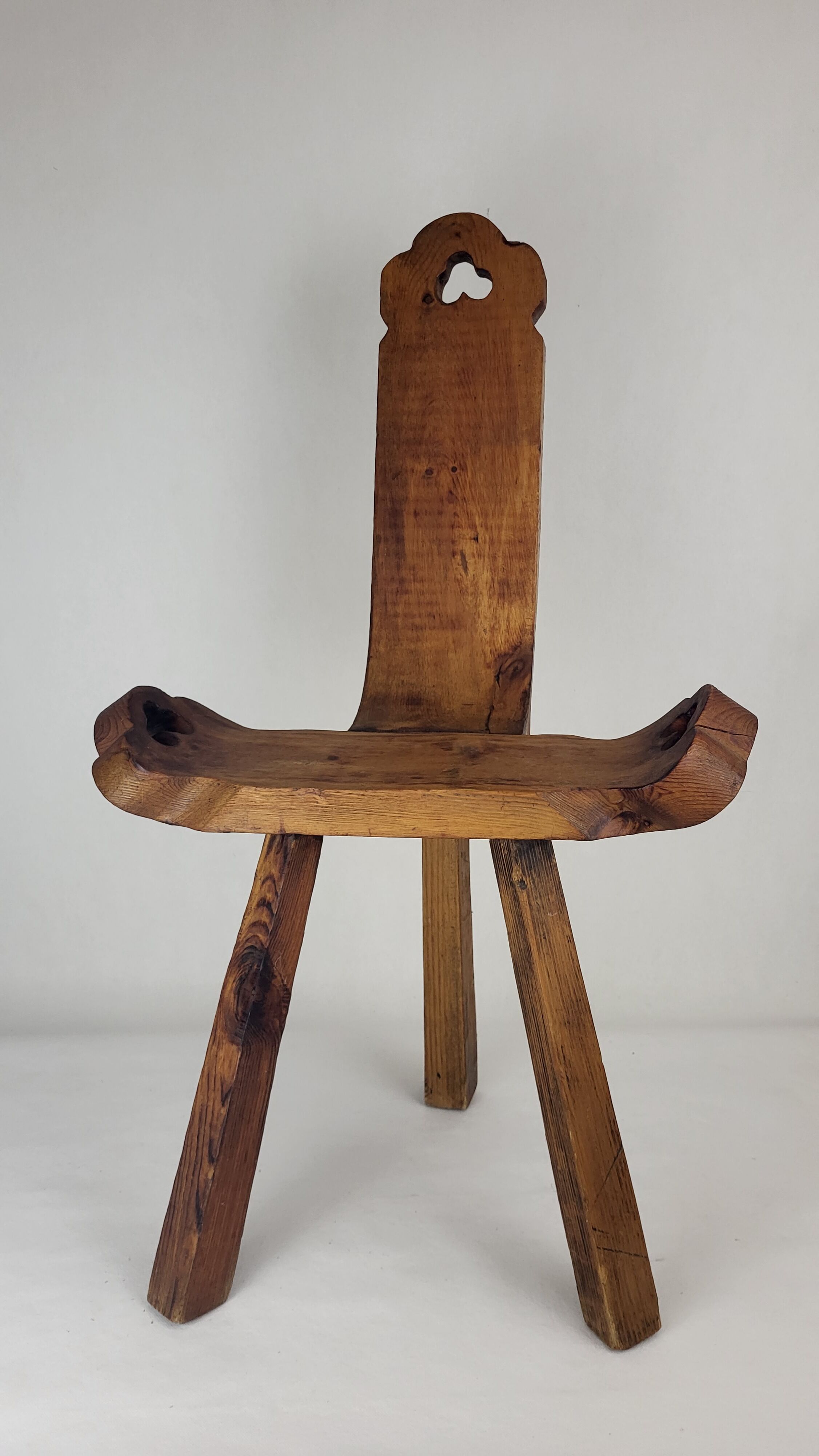 Brutalist tripod stool / chair