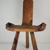 Brutalist tripod stool / chair