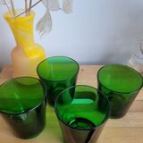 Set of 4 glasses thick bottom