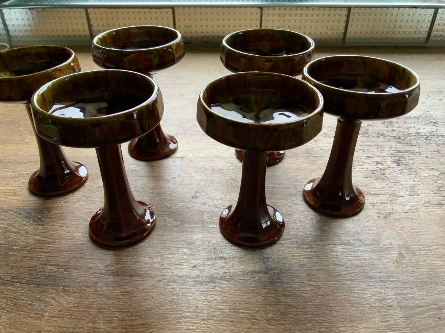 Ceramic ice cream cups