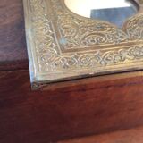 Brass mirror