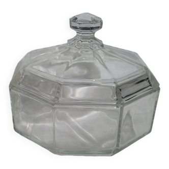 Arcoroc octagonal sugar bowl