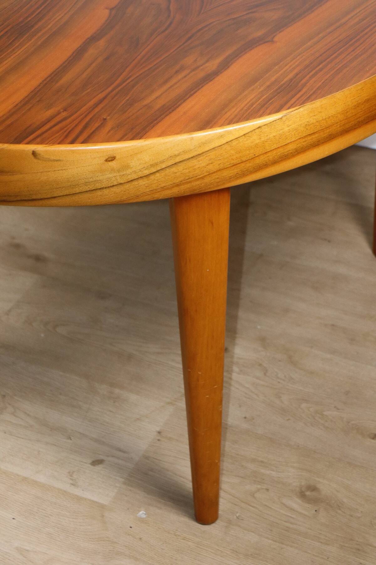 Scandinavian extendable dining table in teak – 1960s