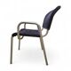 4 chaises de salle à manger en tissu noir Castiglietta par Castiglioni pour Zanotta / Italie années 1960
