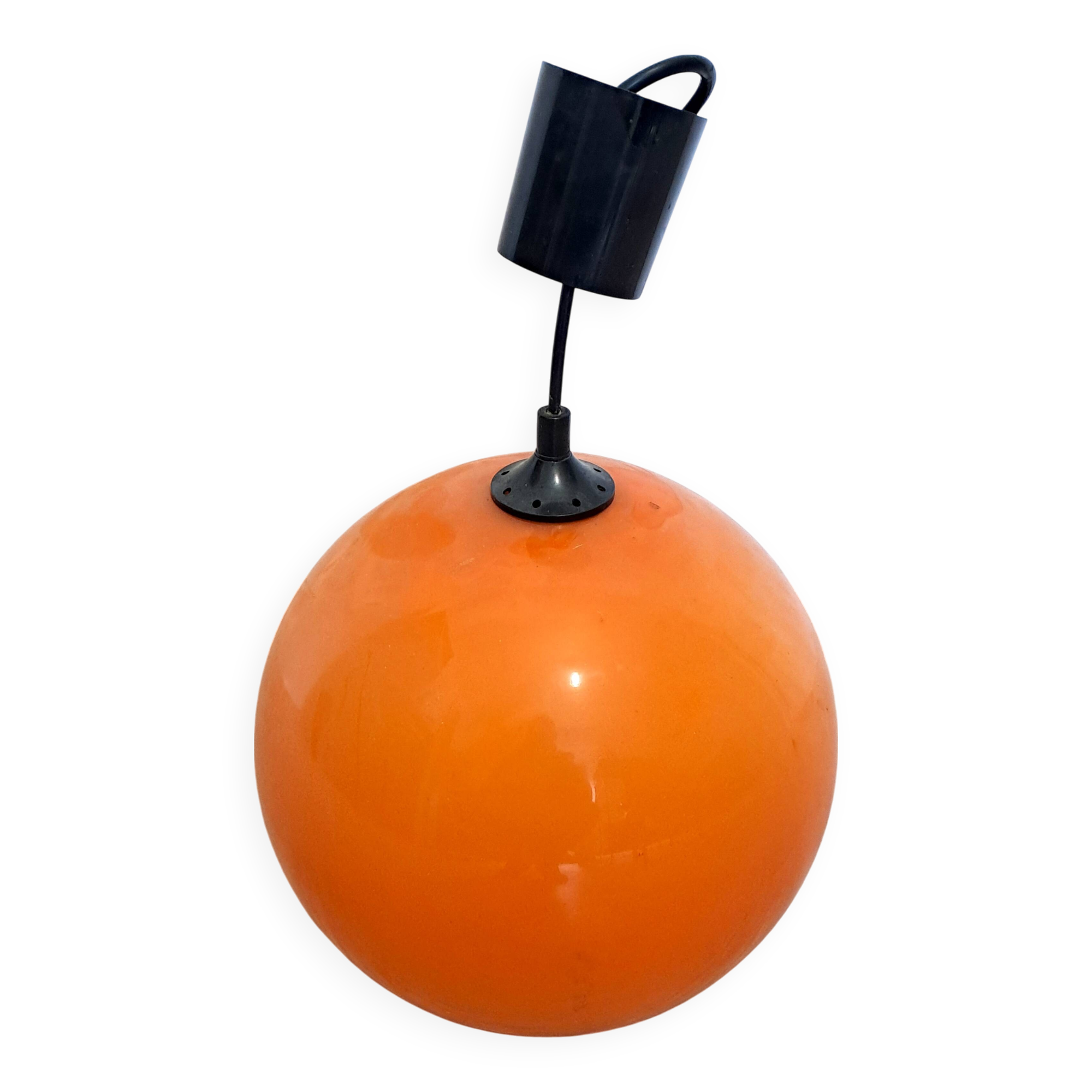 Vintage 70's Bubble Lamp Light Fixture