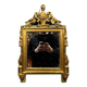 Louis XVI style mirror in gilded wood and lacquered wood circa 1900