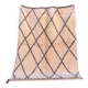 White Beni M'Rirt Moroccan Rug - 168 x 223 cm