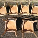 Set of 6 bistro chairs baumann 1960