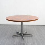 Table ronde vintage, palissandre