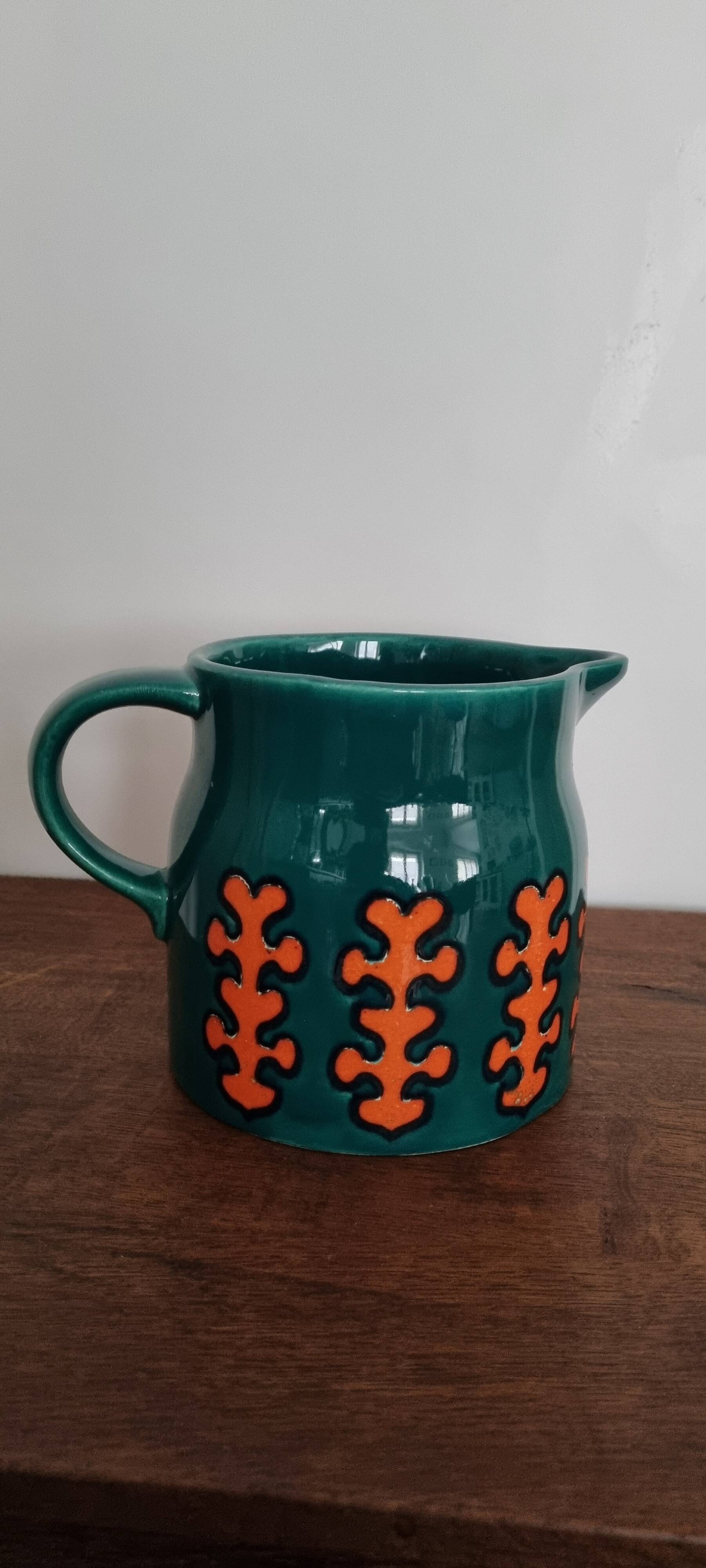 Vintage ceramic pitcher