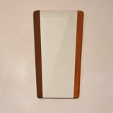 Scandinavian teak mirror 79 x 35 cm