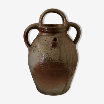 Three-handled sandstone jar, vinegar
