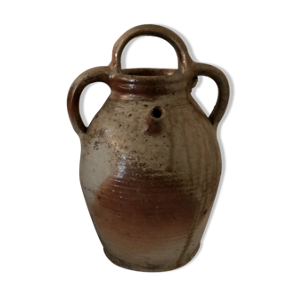 Three-handled sandstone jar, vinegar