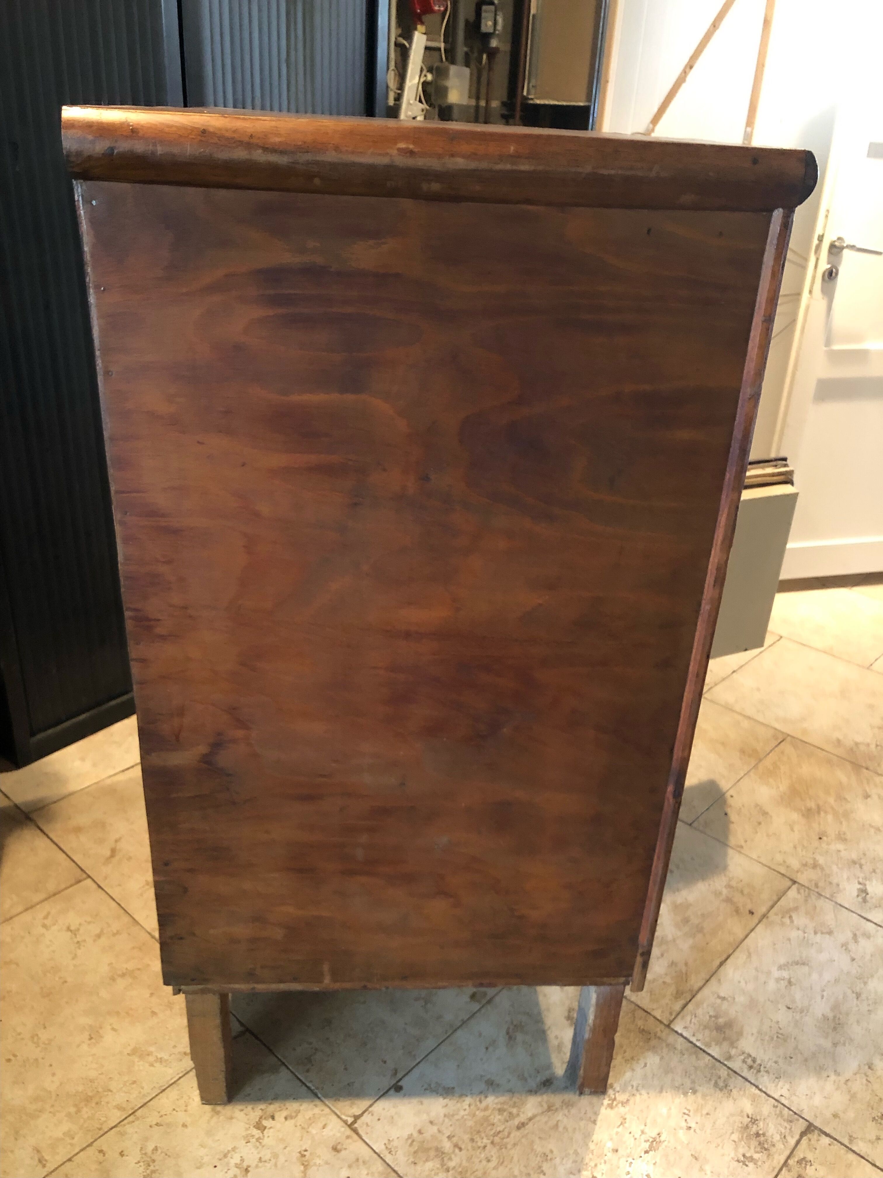 Vintage wooden fridge cabinet