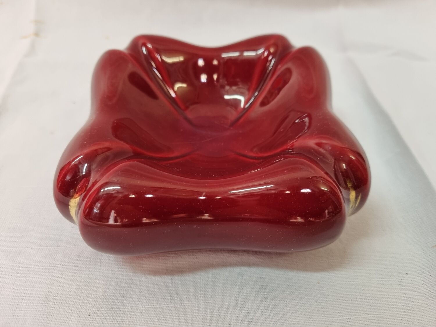 St Clément earthenware ashtray from 1950