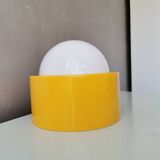 Vintage yellow ceiling lamp/table lamp, 80s