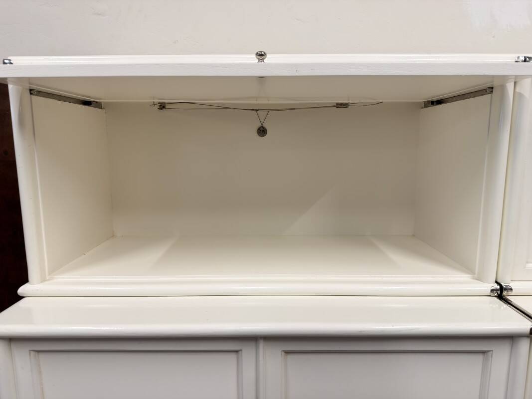 Original Globe Wernicke English Low Bookcase White