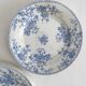 8 flat ironstone plates “Fleurette” Gien