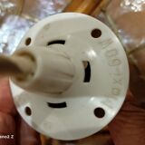 Suspension nacre et bambou