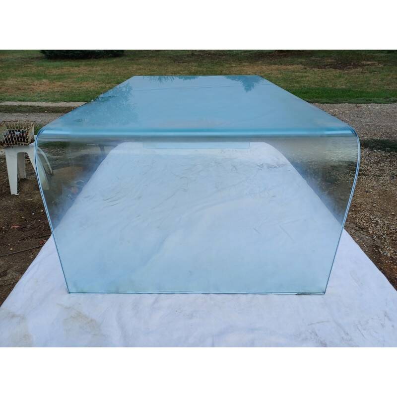 Tempered glass coffee table "Ligne Roset"