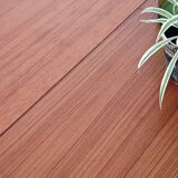 Round extendable teak table 1970