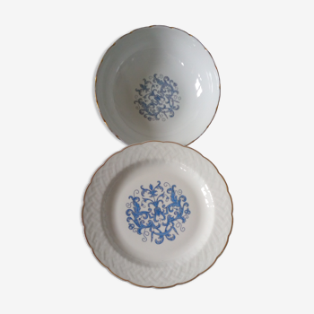 Bernardaud porcelain plates
