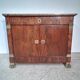 Buffet with 2 doors and marble top from the Empire period.