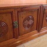 large eighties oriental sideboard