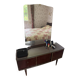 Vintage dressing table with large mirror – 1950s/60s furniture