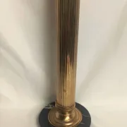Lamp base in brass and marble - 1970s/1980s