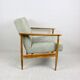 Vintage Danish Light Green Armchair, 1970s