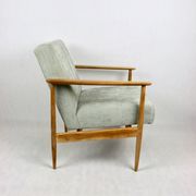 Vintage Danish Light Green Armchair, 1970s