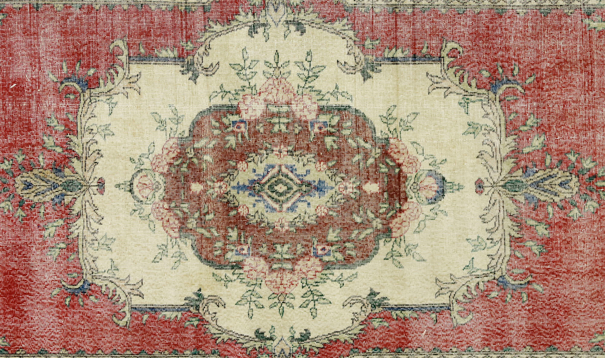 Anatolian handmade vintage rug 313 cm x 168 cm