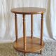 Table d'appoint ronde en bois massif - mid.XXeme