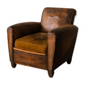 Vintage leather club chair