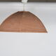 Suspension en rotin marron