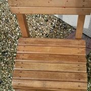 Vintage wooden children's chair from the 40s
