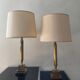 Paire de lampes style Empire en laiton