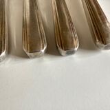 Set of 6 Christofle Boreal knives by Luc Lanel art deco