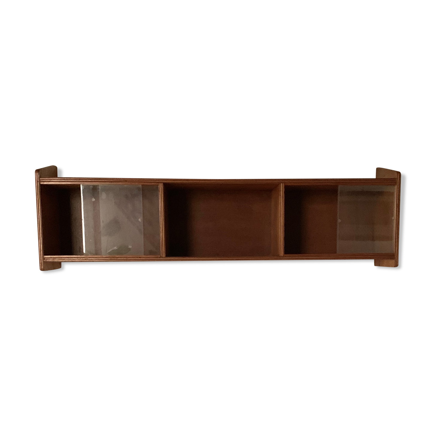 Bookcase vintage pyramidal wall shelf