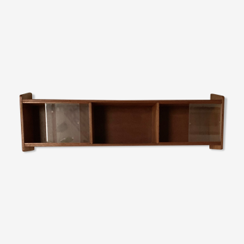 Bookcase vintage pyramidal wall shelf