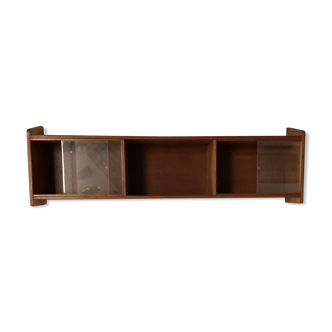 Bookcase vintage pyramidal wall shelf