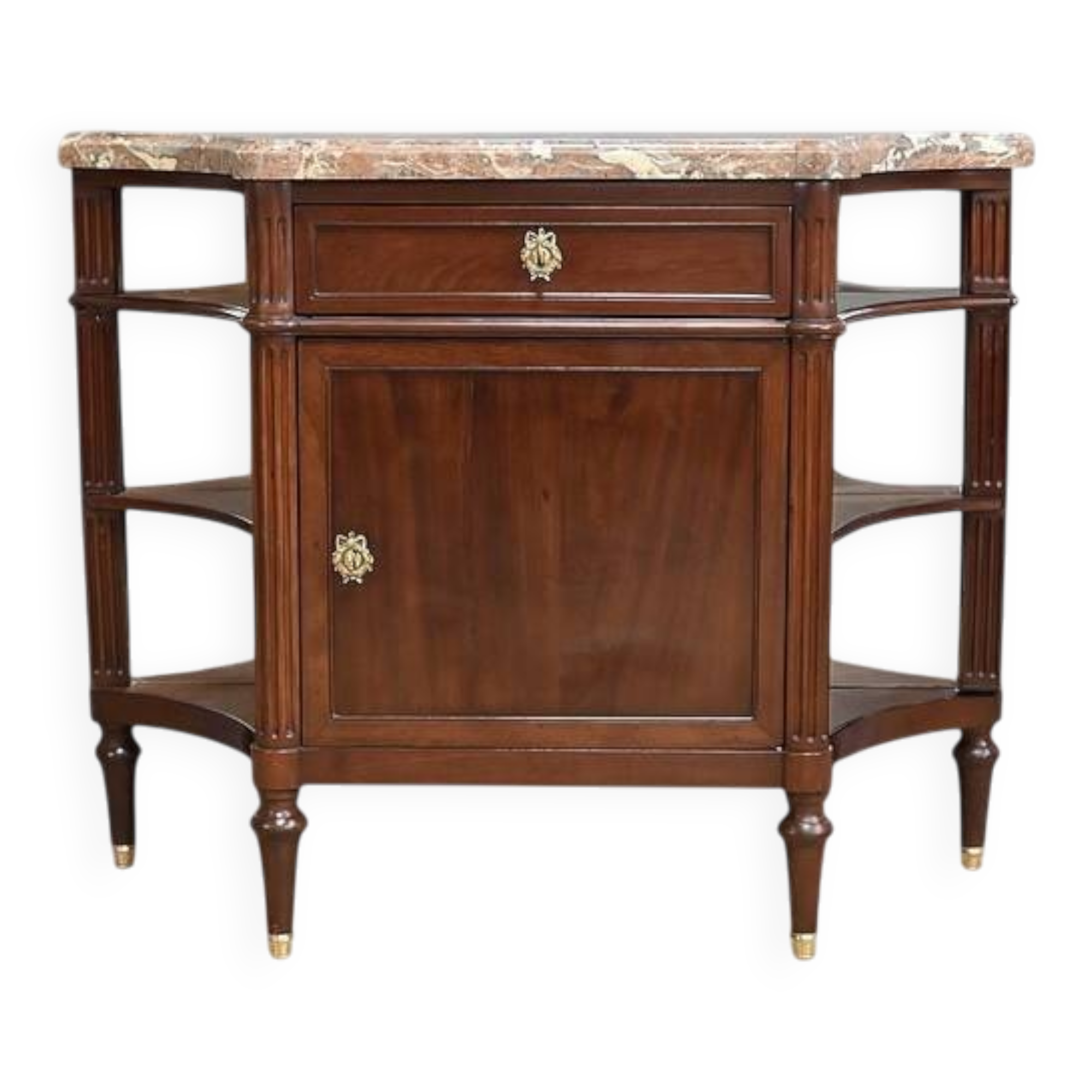 Petit Meuble Desserte en Acajou, style Louis XVI – XIXe