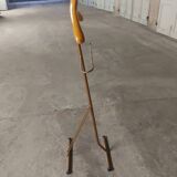 Foldable vintage night jack, wood and metal